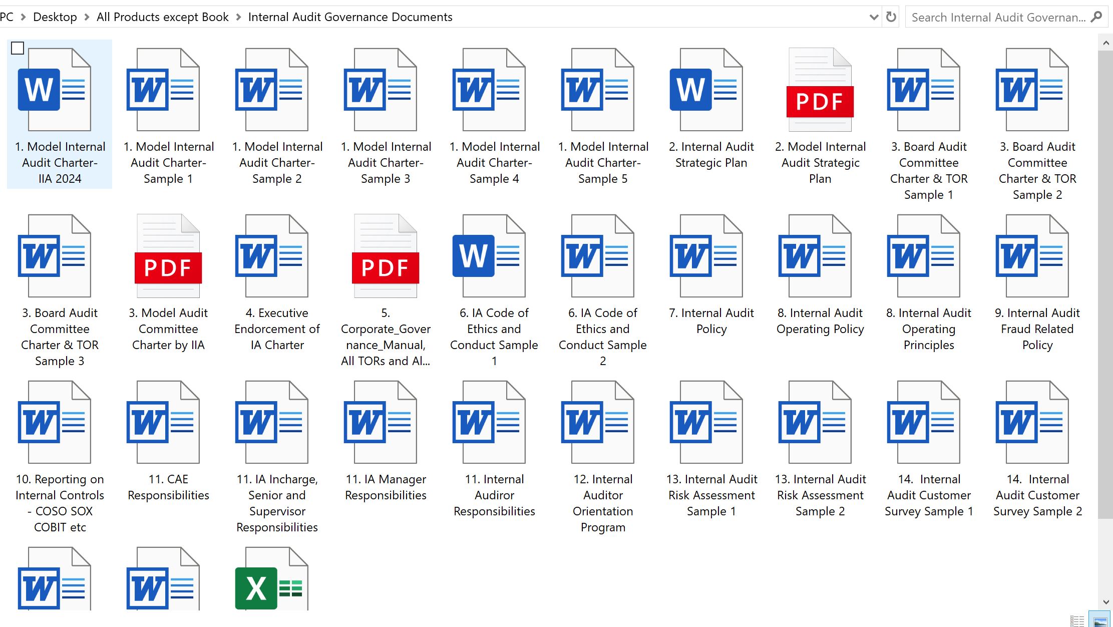 Internal Audit Governance Files and Templates - Image 4